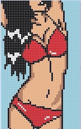 Красивые рисунки по клеткам