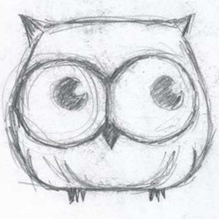 Сердце простым карандашом