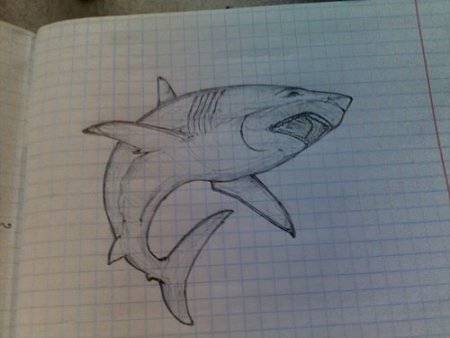 Рисунки карандашом в тетради