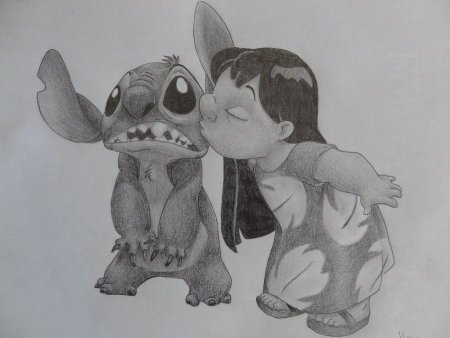 Стичт Илила в карандаше