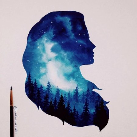 Рисунки космоса для срисовки