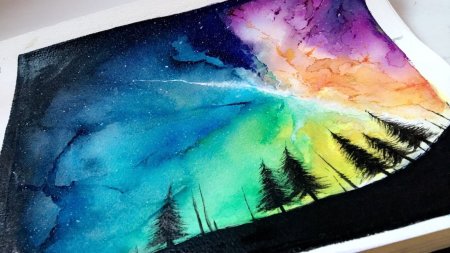Градиент красками