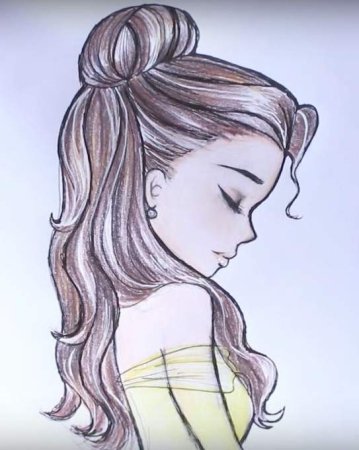 Картинки для срисовки девушки
