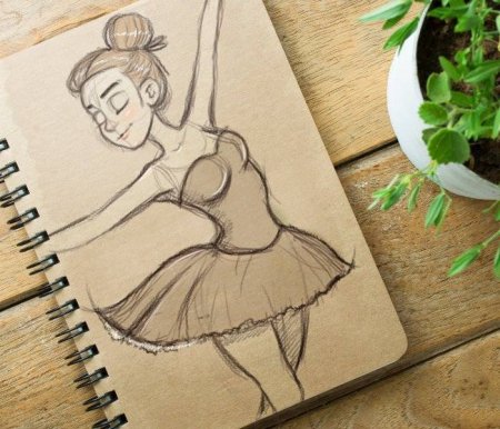 Красивые девочки в скетчбук