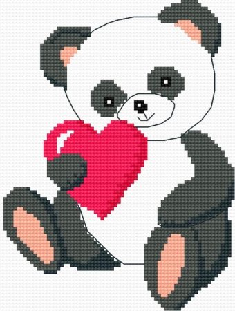 Схемы для вышивания медведи