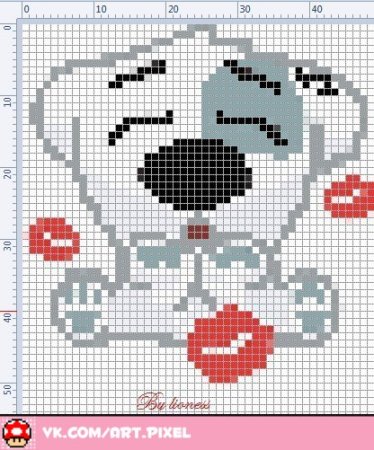 Рисунки по клеточкам большие