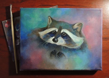 Пейзажи акрилом на холсте лёгкие