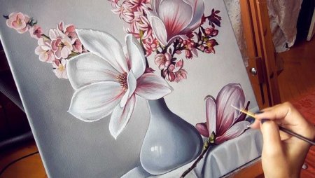 Рисование акрилом