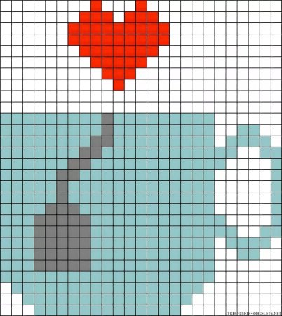 Рисунки по клеткам маленькие