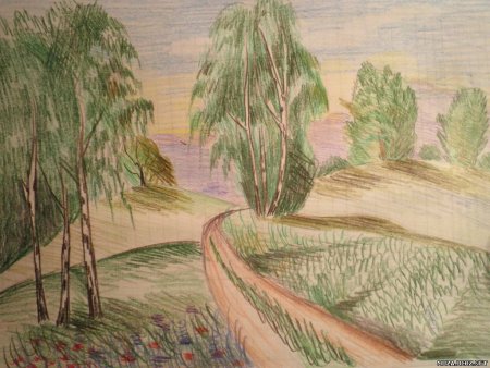 Пейзажи для срисовки