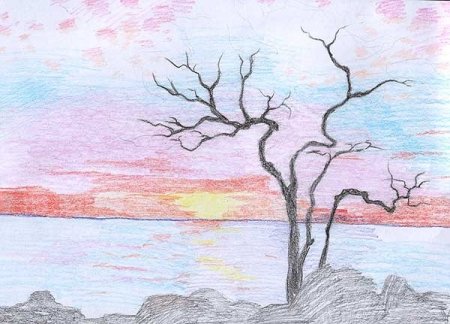 Летние пейзажи Боб Росс