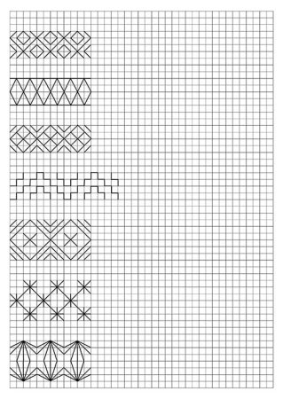 Крутые рисунки в тетради в клетку