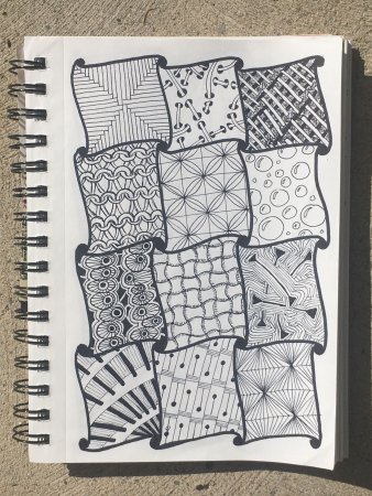 Красивые узоры для скетчбука