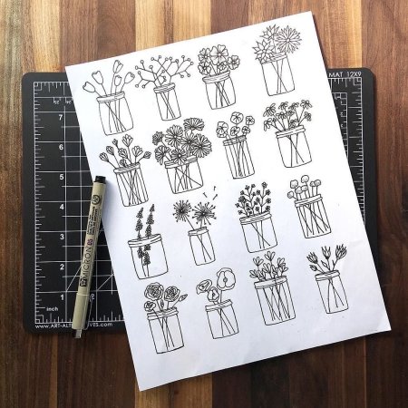 Интересные рисунки для блокнота