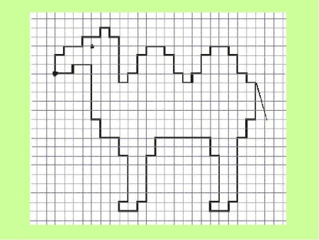 Рисование по клеткам карандашом
