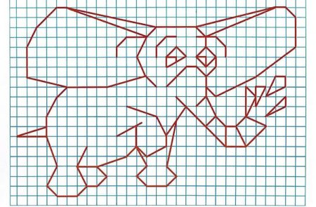 Рисунки по клеточкам в тетради маленькие и милые животные