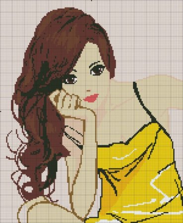 Сердечко в клеточку в тетради