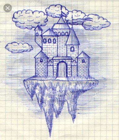 Рисунки ручкой в тетради