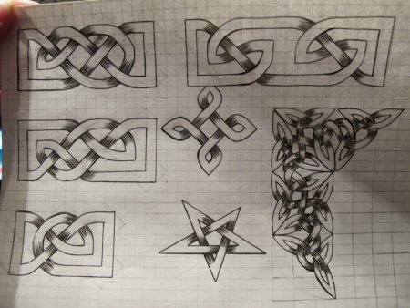 3д буквы по клеточкам