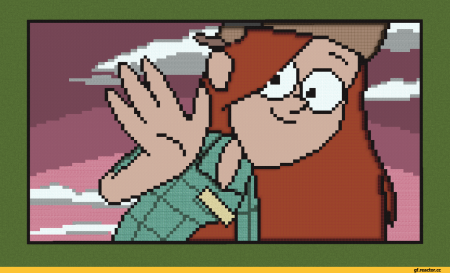 Мейбл из Гравити Фолз пиксели