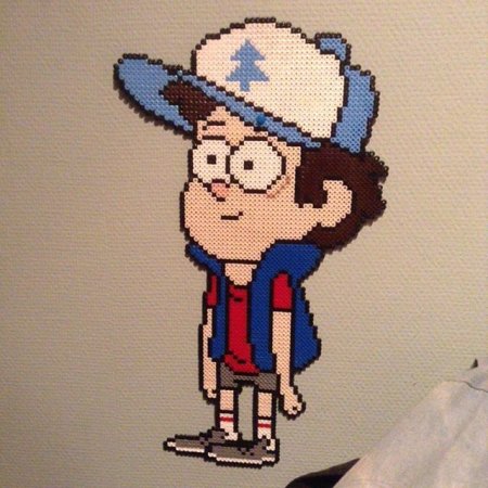 Гравити Фолз Диппер пиксельный