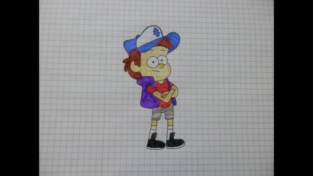 Рисунки по клеточкам Диппер