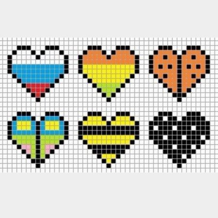 Сердце по клеточкам