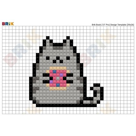 Котики по клеточкам маленькие