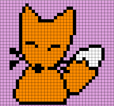 Красивые рисунки по клеткам