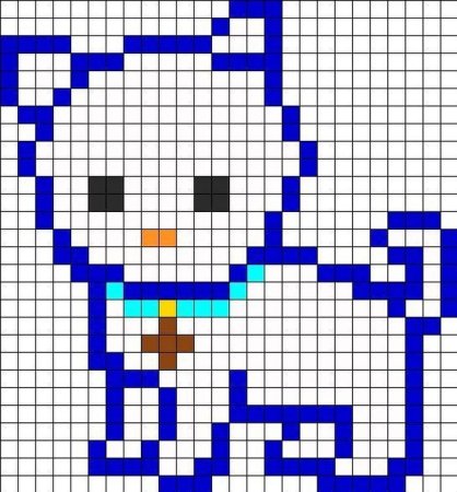 Очень маленькие рисунки по клеточкам