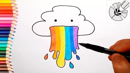 Маленькие рисунки красками