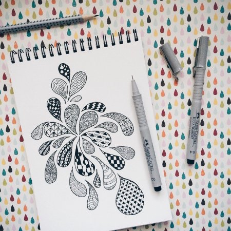 Рисунки цветные легкие