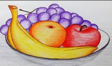 Рисунки цветными карандашами