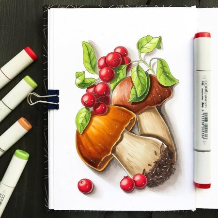 Маркеры для скетчинг