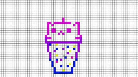 Рисунки по клеткам лёгкие
