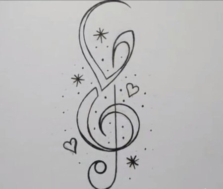 Лёгкие рисунки ручкой