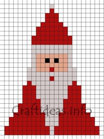 Вышивка по клеточкам новый год