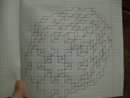 Узоры по клеточкам в тетради