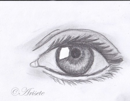 Глаза карандашом для начинающих