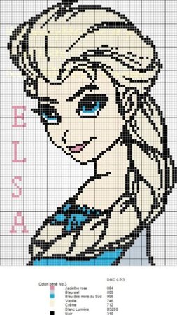 Рисование по клеточкам для девочек