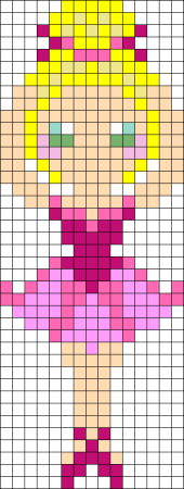 Принцесса Каденс по клеточкам