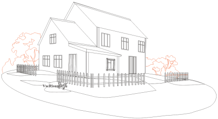 Нарисовать дом мечты