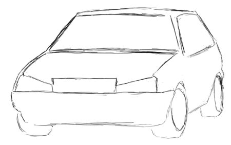 Nissan Silvia s13 чертеж
