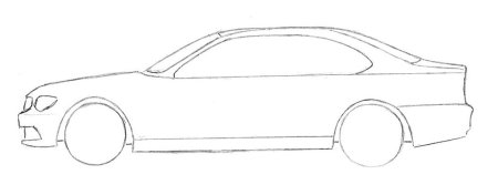 Порше 911 рисунок