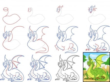 Как нарисовать дракона поэта