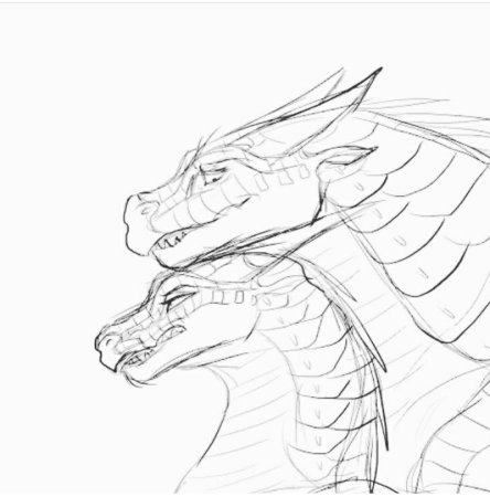 Дракон карандашом для срисовки поэтапно