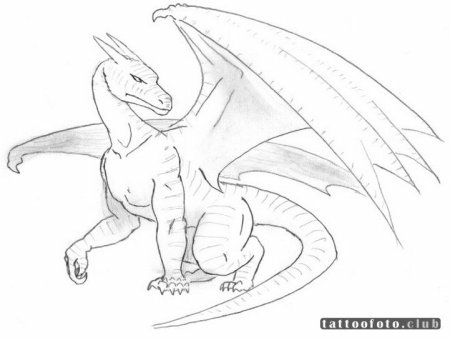 Детские рисунки дракона карандашом