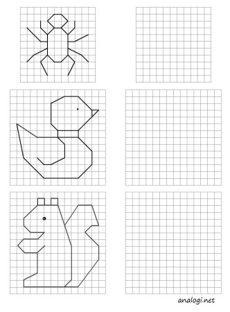 Рисование по клеткам