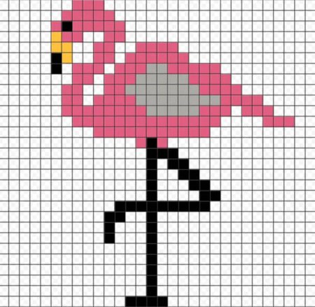 Рисунки по клеткам лёгкие