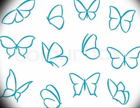 Уроки рисования бабочка